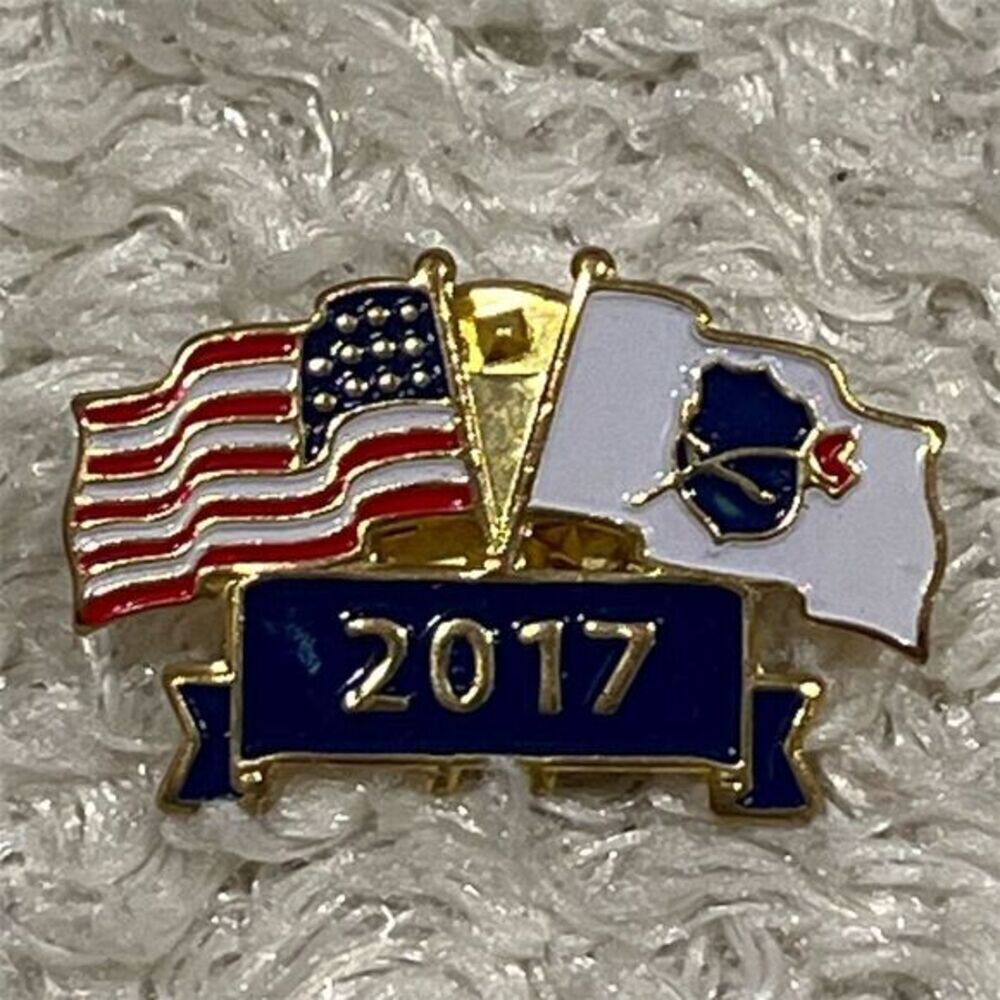 2017 National Law Enforcement Memorial Vintage Lapel Pin Badge Tie Tack